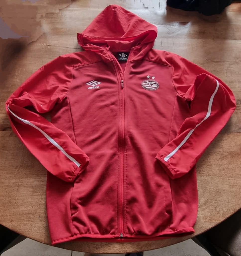 PSV Trainingsjack Hooded met Trainingsbroek, Ophalen of Verzenden, Voetbal, Gedragen, Rood