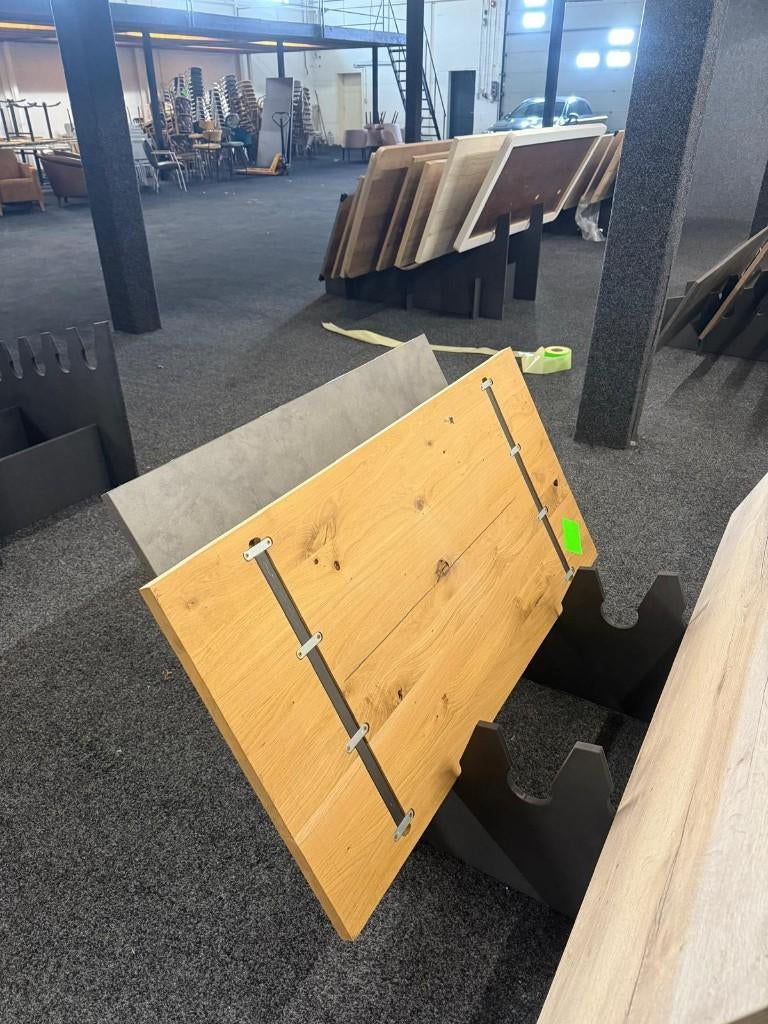 Eikenlook Tafelblad 140x70 cm, Huis en Inrichting, Tafels | Eettafels, Ophalen, Overige materialen, Gebruikt, 100 tot 150 cm