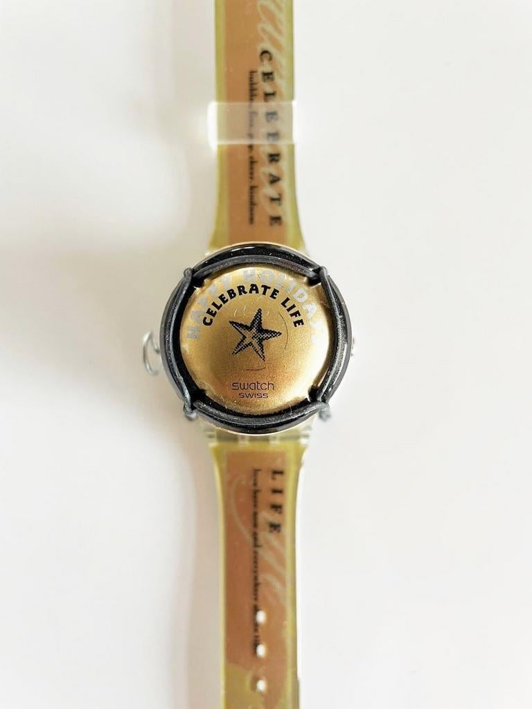 Zeldzame Swatch Celebrate Life Horloge, Sieraden, Tassen en Uiterlijk, Horloges | Heren, Kunststof, Polshorloge, Swatch, Kunststof