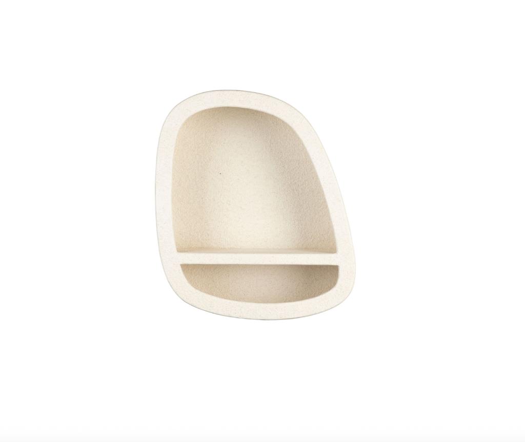 Dutchbone Veda Wandkast 1 Gerecycled marmer Beige €169, nu, Dutchbone, Nieuw, Ophalen of Verzenden, Minder dan 150 cm