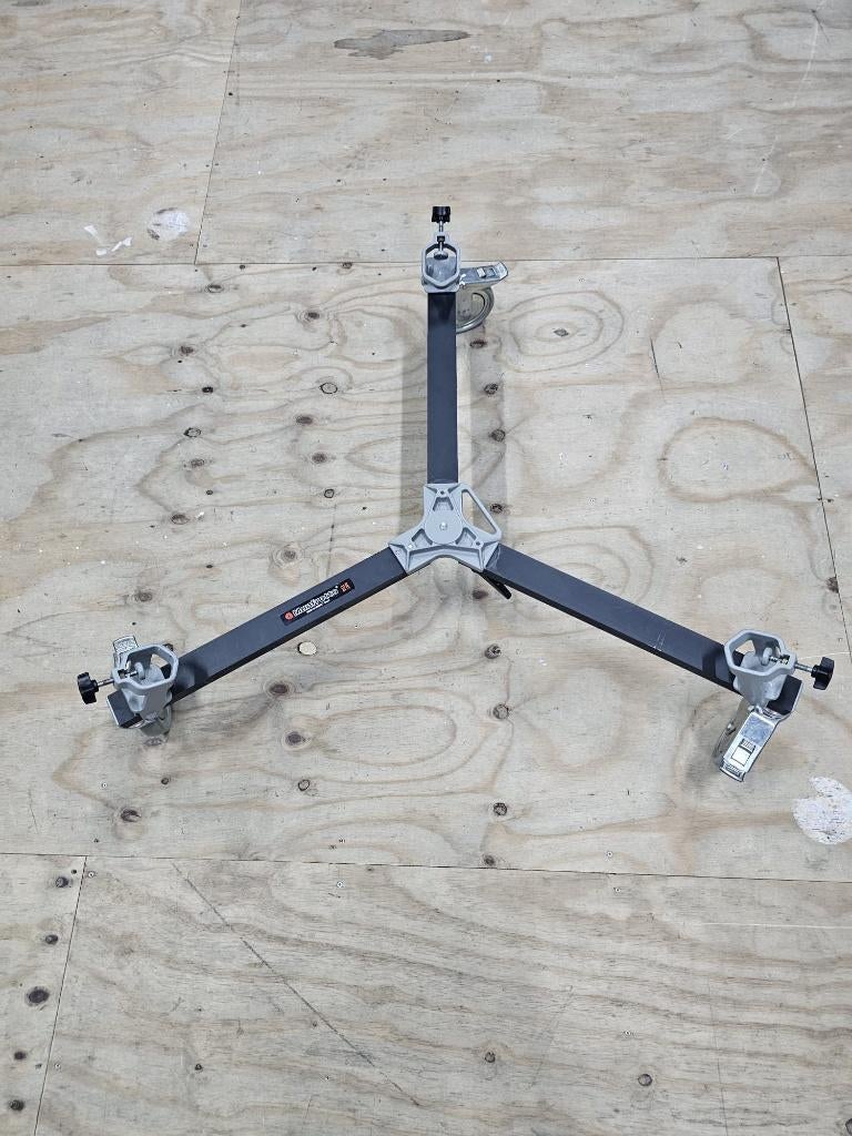 Video dolly, Manfrotto, Ophalen of Verzenden, Zo goed als nieuw, Minder dan 150 cm, Driepoot