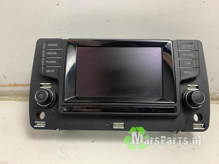 Display Multi Media regelunit van een Volkswagen Golf, Auto-onderdelen, Gebruikt, -, Volkswagen, -