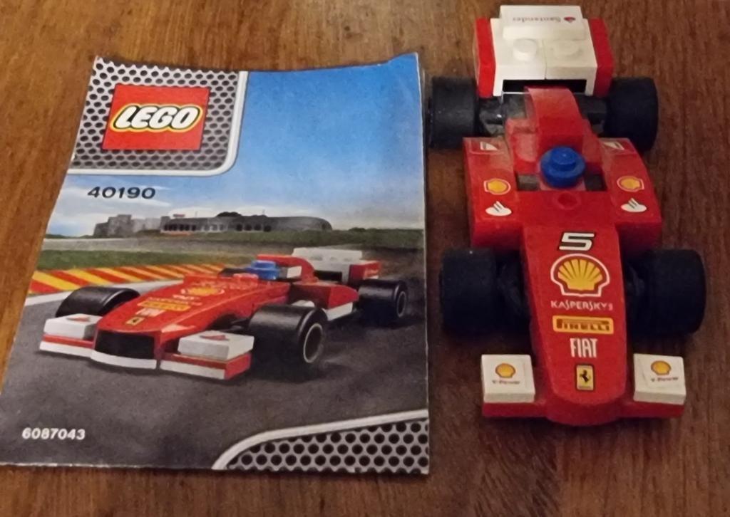 Te. Koop Lego Shell. Ferrari Race wagen., Ophalen of Verzenden, Zo goed als nieuw, Complete set, Lego