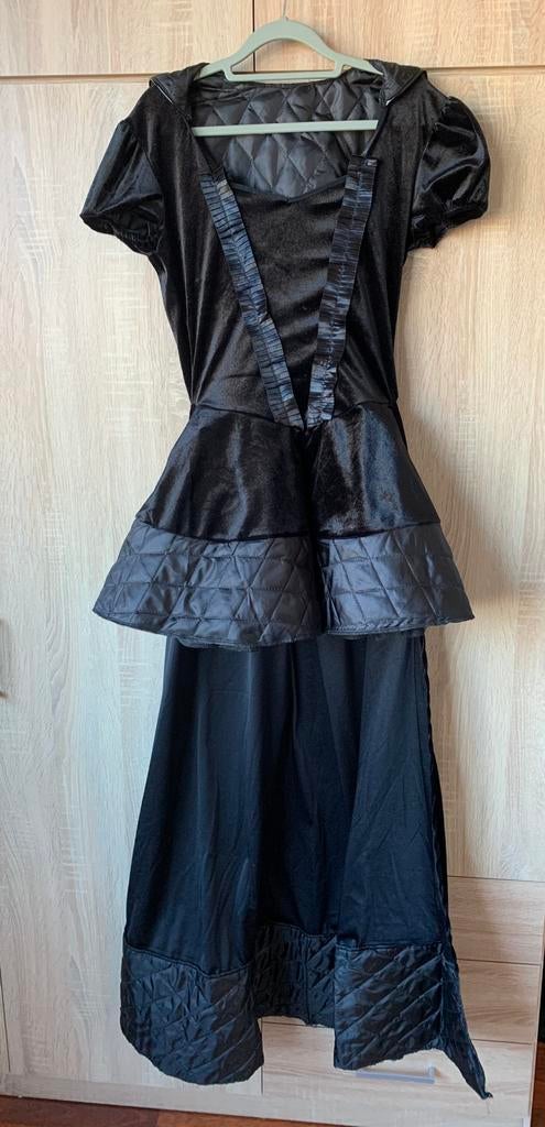 Verkleed/carnaval/heksen/gothic/punk jurk, Ophalen of Verzenden, Zo goed als nieuw, Maat 36 (S), Carnaval