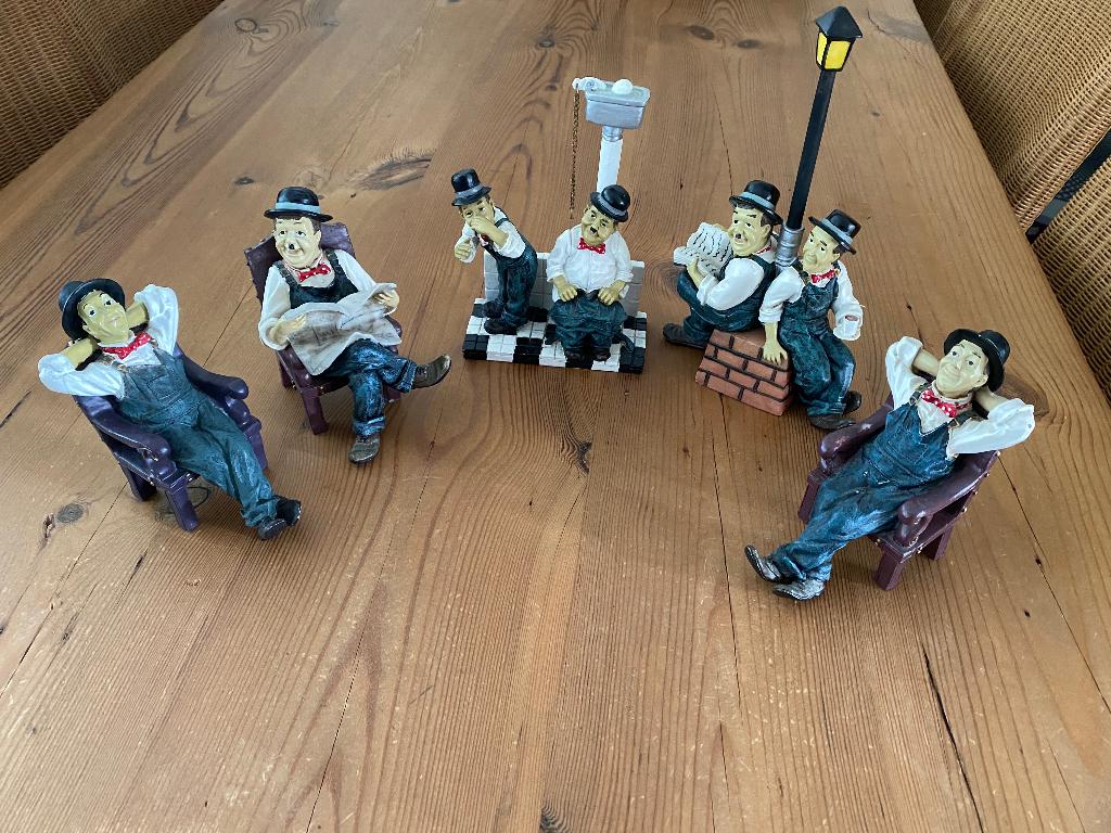 Laurel en hardy beeldjes, Ophalen, Gebruikt