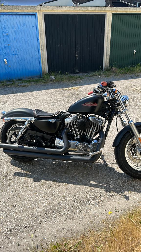 5HD Harley Davidson 1200 XL Sportster met dikke uitlaat, 2 cilinders, Sportuitlaat, Particulier, Overig