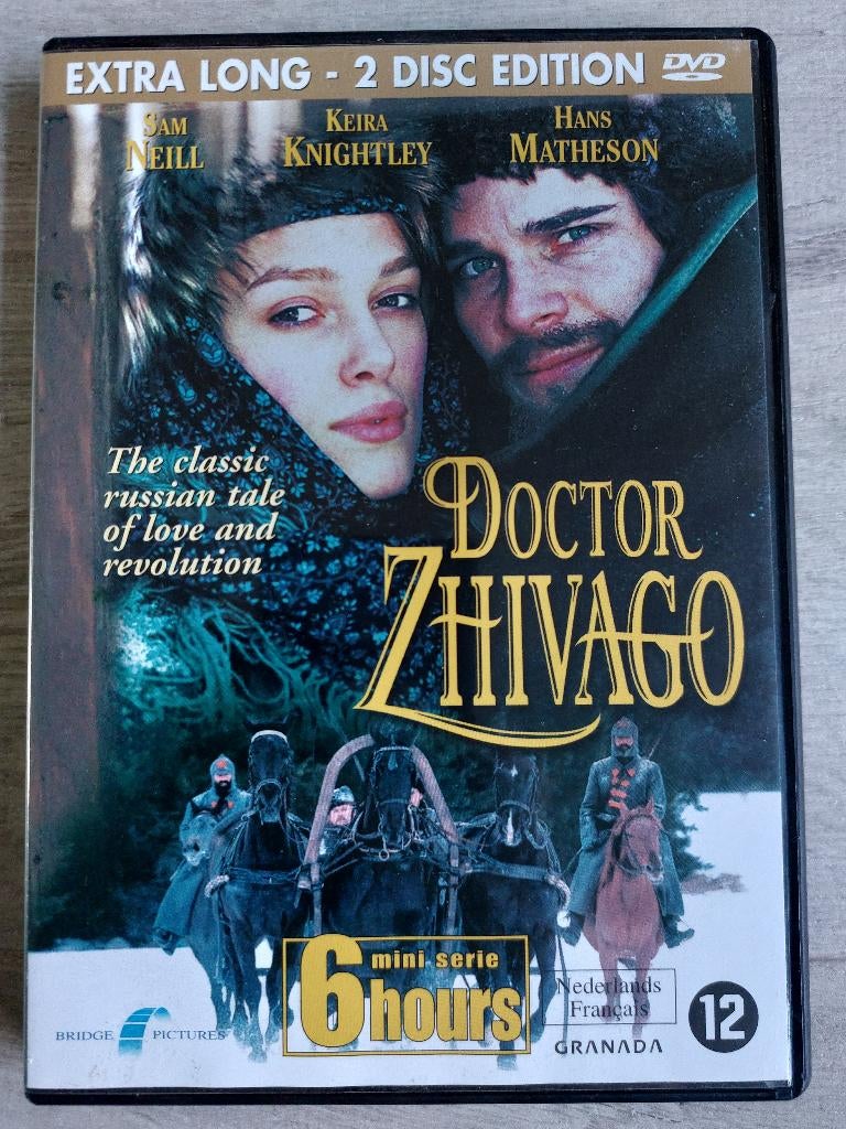 DVD Doctor Zhivago (2002) (2 discs), Cd's en Dvd's, Dvd's | Klassiekers, Zo goed als nieuw, Drama, 1980 tot heden, Alle leeftijden