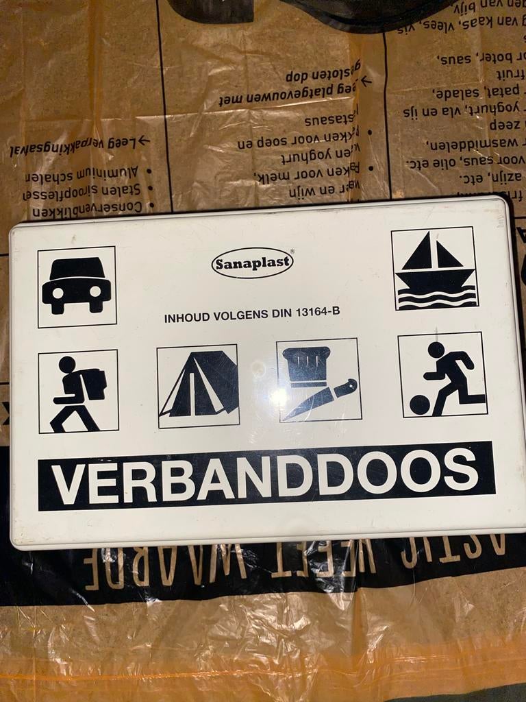 Nieuwe Sanaplast Verbanddoos - DIN 13164-B, Ophalen of Verzenden, Nieuw