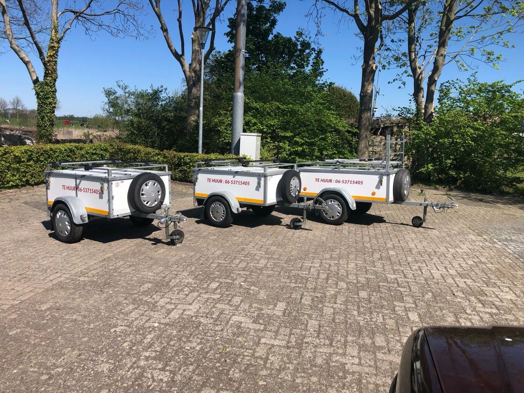 Bagagewagen met deksel te huur, Auto diversen, Aanhangers en Bagagewagens, Ophalen, Zo goed als nieuw
