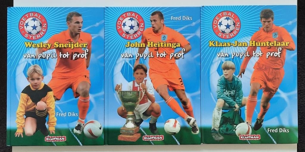 Set van 3 Voetbal boeken - Fred Diks alle 3 samen voor € 3,-, Ophalen of Verzenden, Zo goed als nieuw, Fred Diks, Sprookjes