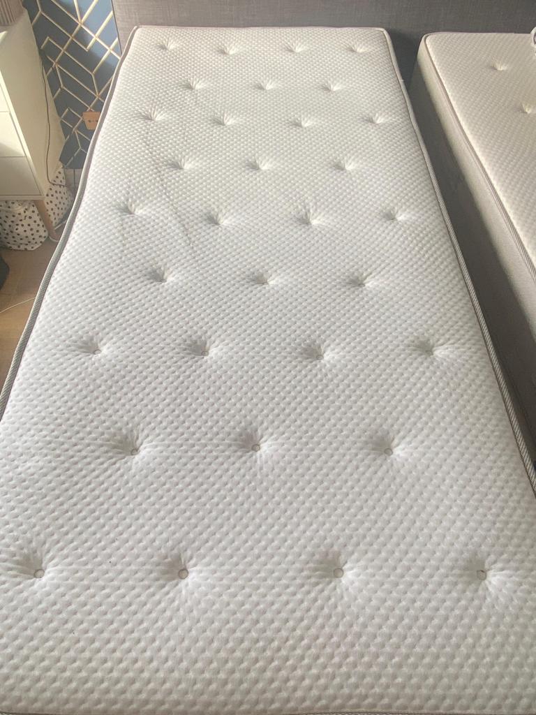 IKEA Vatnestrom matras 90x200x26 pocketvering, Ophalen, 90 cm, Eenpersoons, Zo goed als nieuw