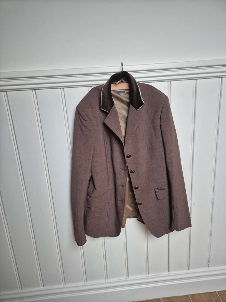 Wedstrijdjasje bruin 38, Dieren en Toebehoren, Paardrijkleding, Ophalen, Dressuur, Bovenkleding
