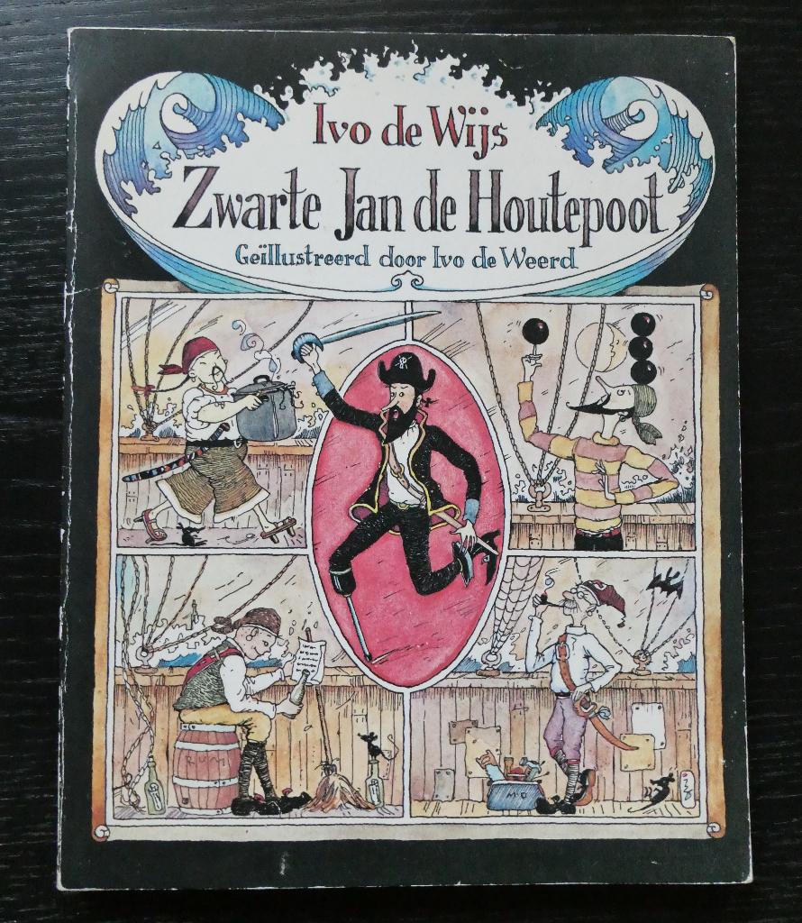 IVO de WIJS eerste gesigneerde druk ZWARTE JAN de HOUTEPOOT, Boeken, Eén stripboek, Ophalen of Verzenden, Zo goed als nieuw, IVO de WIJS