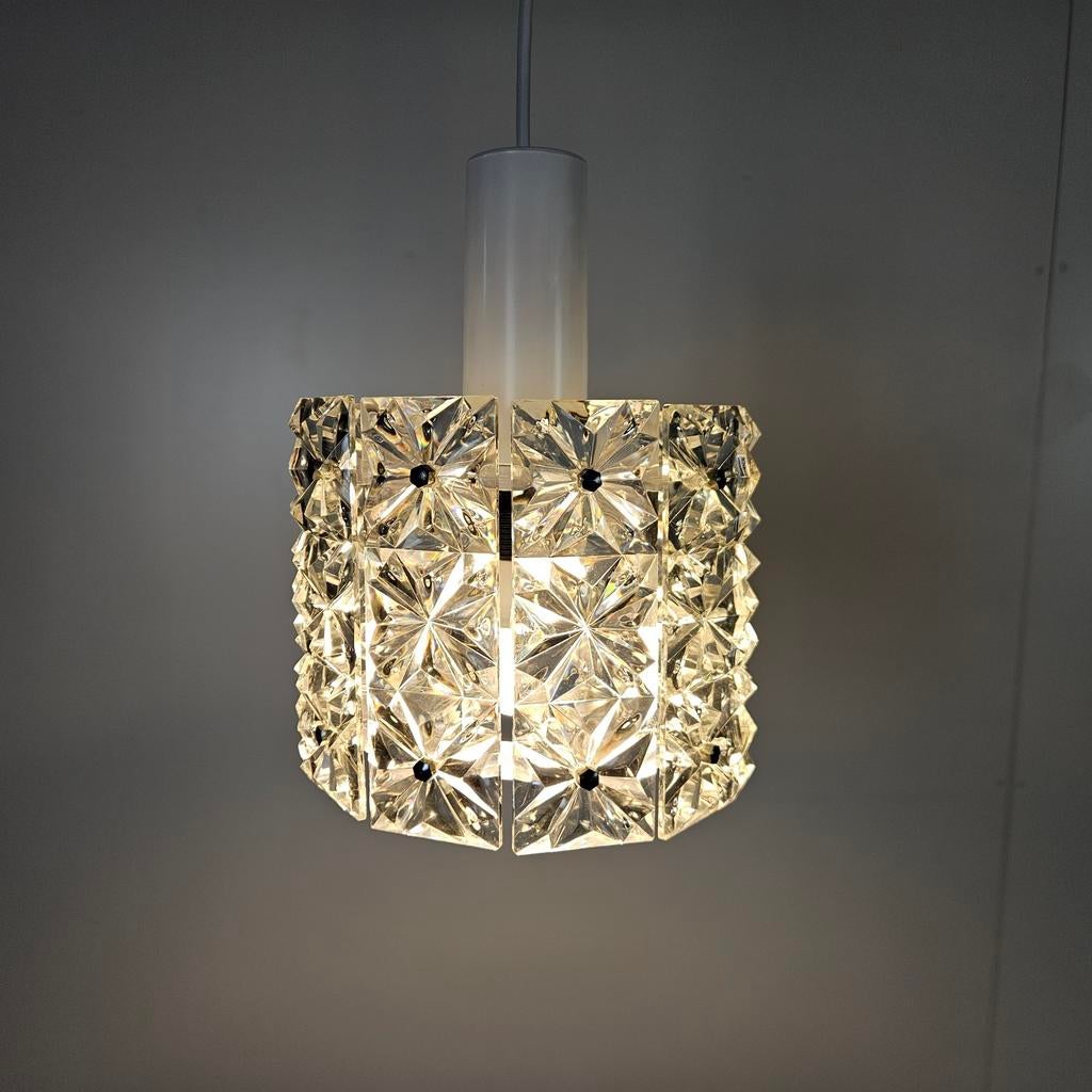 Vintage hanglamp, Kunststof, Gebruikt, Vintage, Ophalen of Verzenden