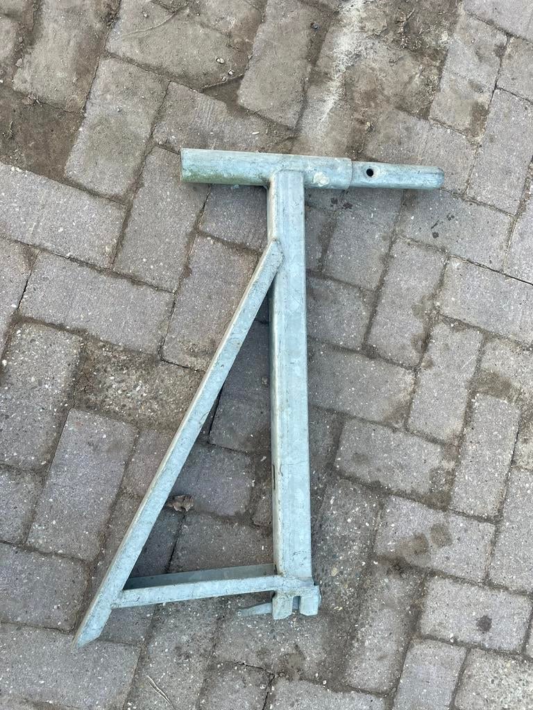 Uitwijkconsole Layher, Ophalen of Verzenden, Gebruikt, Gevelsteiger, Minder dan 2 meter