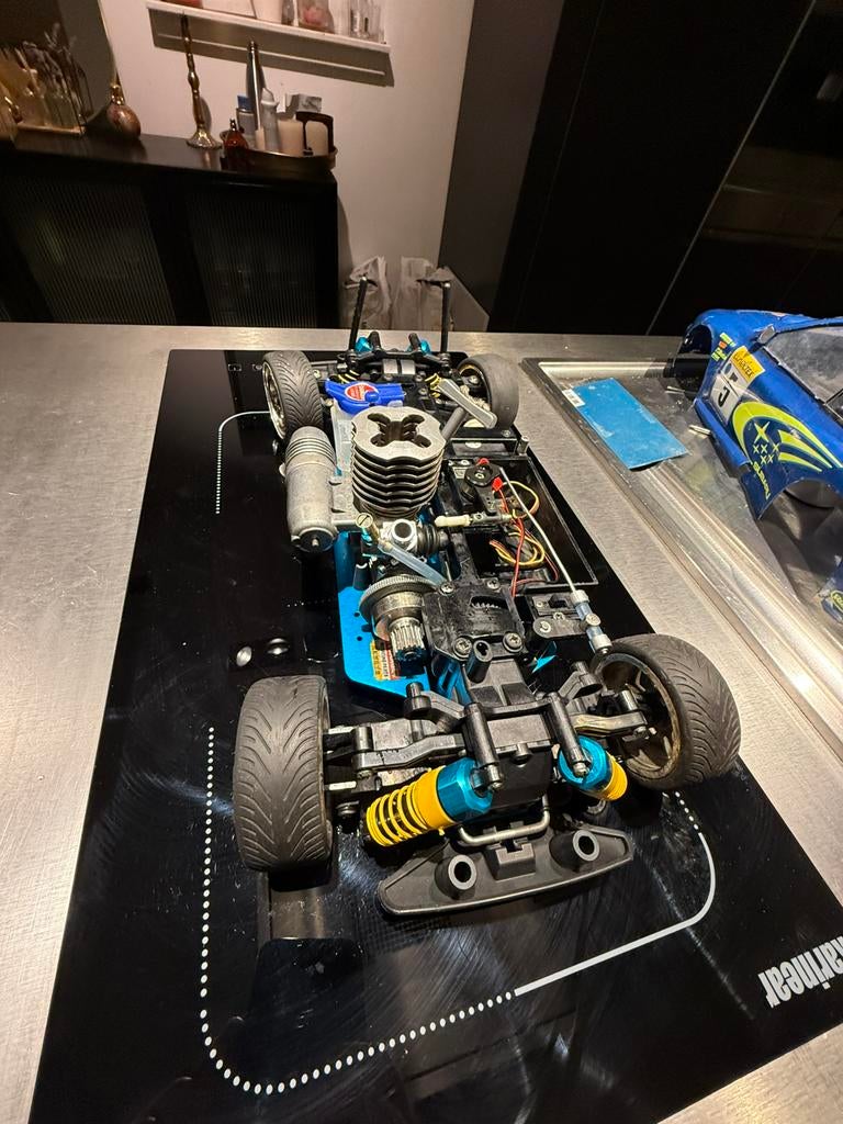 Tamiya Subaru Impreza Monte-Carlo 99  TG10 zeldzaam compleet, Ophalen of Verzenden, Zo goed als nieuw, Nitro, Auto onroad