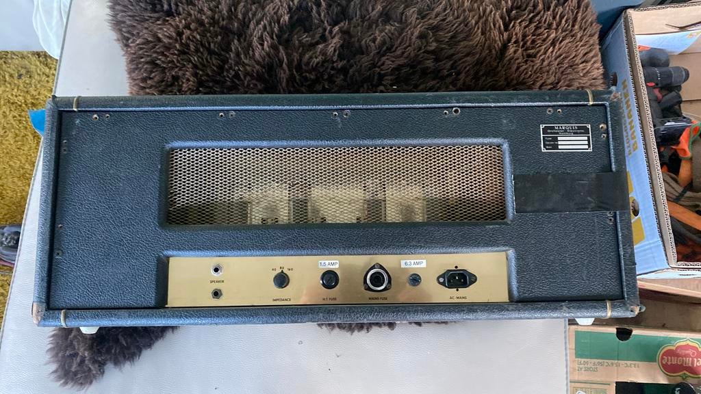 MARQUIS Orchester Electronic Hamburg 2100G 1960 AMP Werkend!, Ophalen, Gebruikt, 100 watt of meer