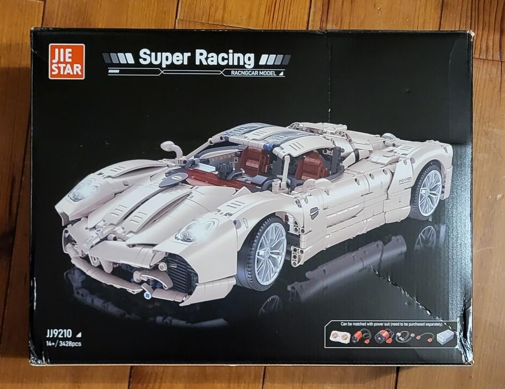 JIE STAR JJ9210 Supercar technische bouwset  3428pcs Z.G.A.N, Ophalen of Verzenden, Zo goed als nieuw