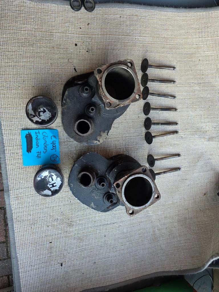 Indian 741 Cilinders, Motoren, Ophalen of Verzenden, Gebruikt