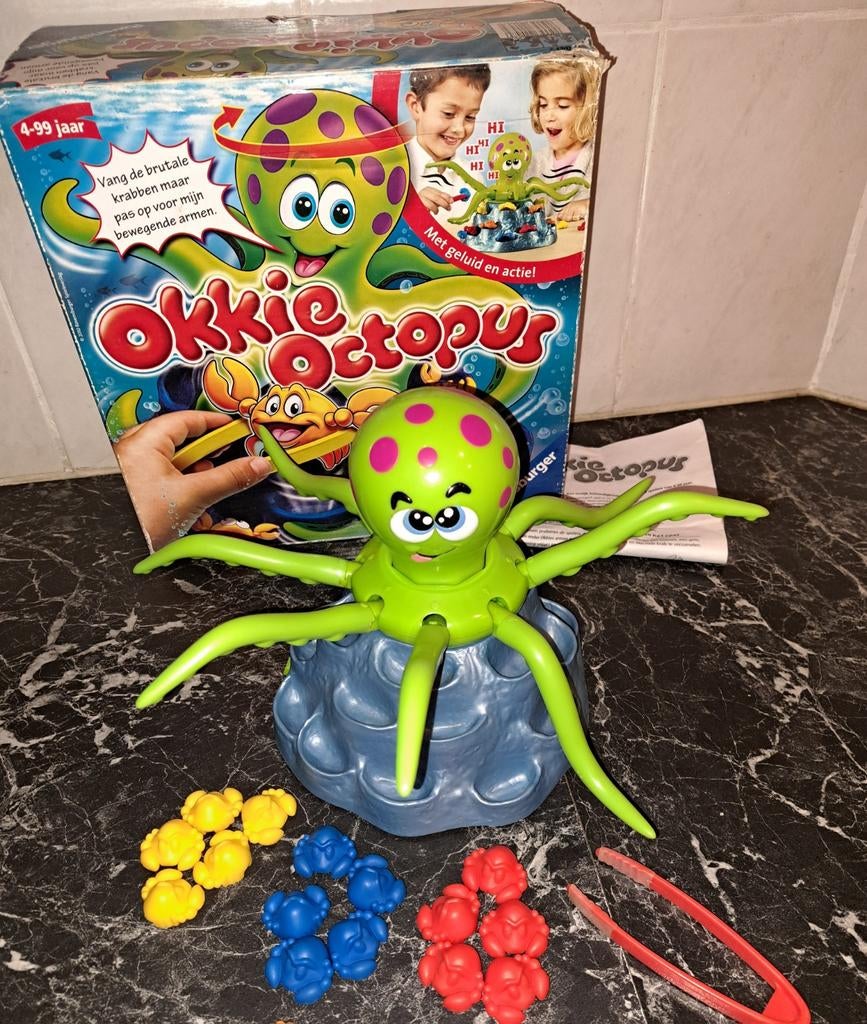 Okkie Octopus spel VERKOCHT, Ophalen of Verzenden, Zo goed als nieuw