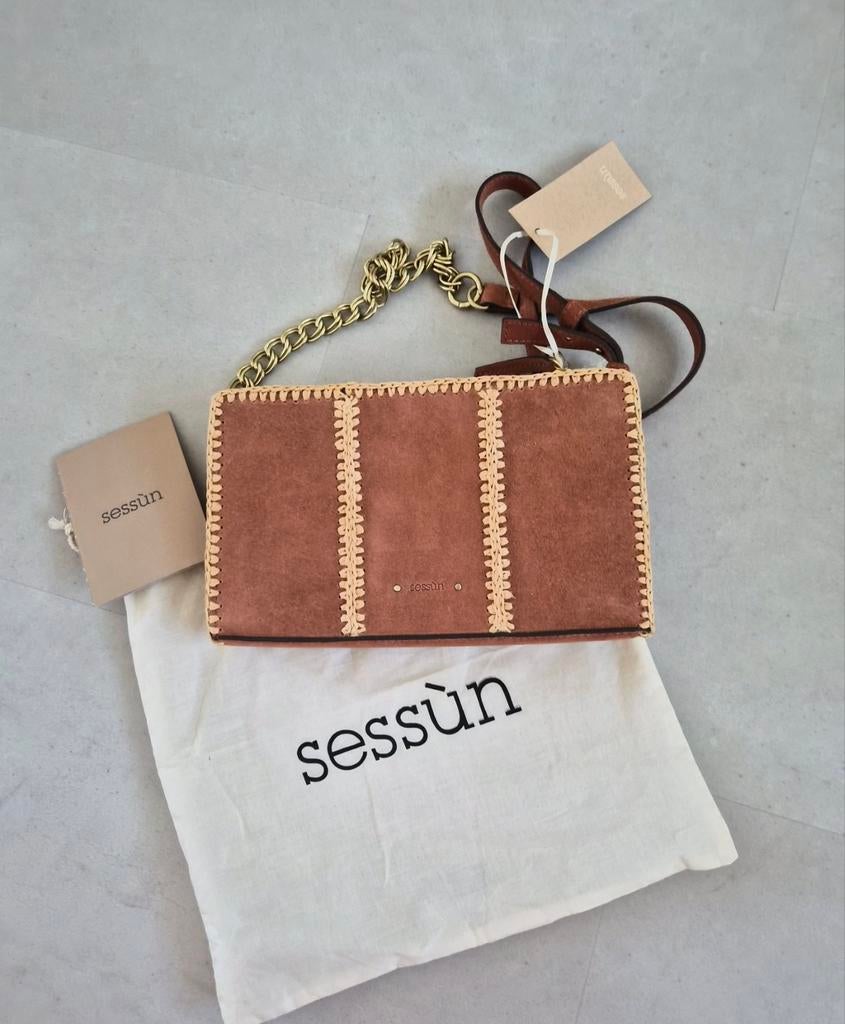 Sessun  farawa schoudertas nieuw, Ophalen of Verzenden, Nieuw, Beige, Schoudertasje
