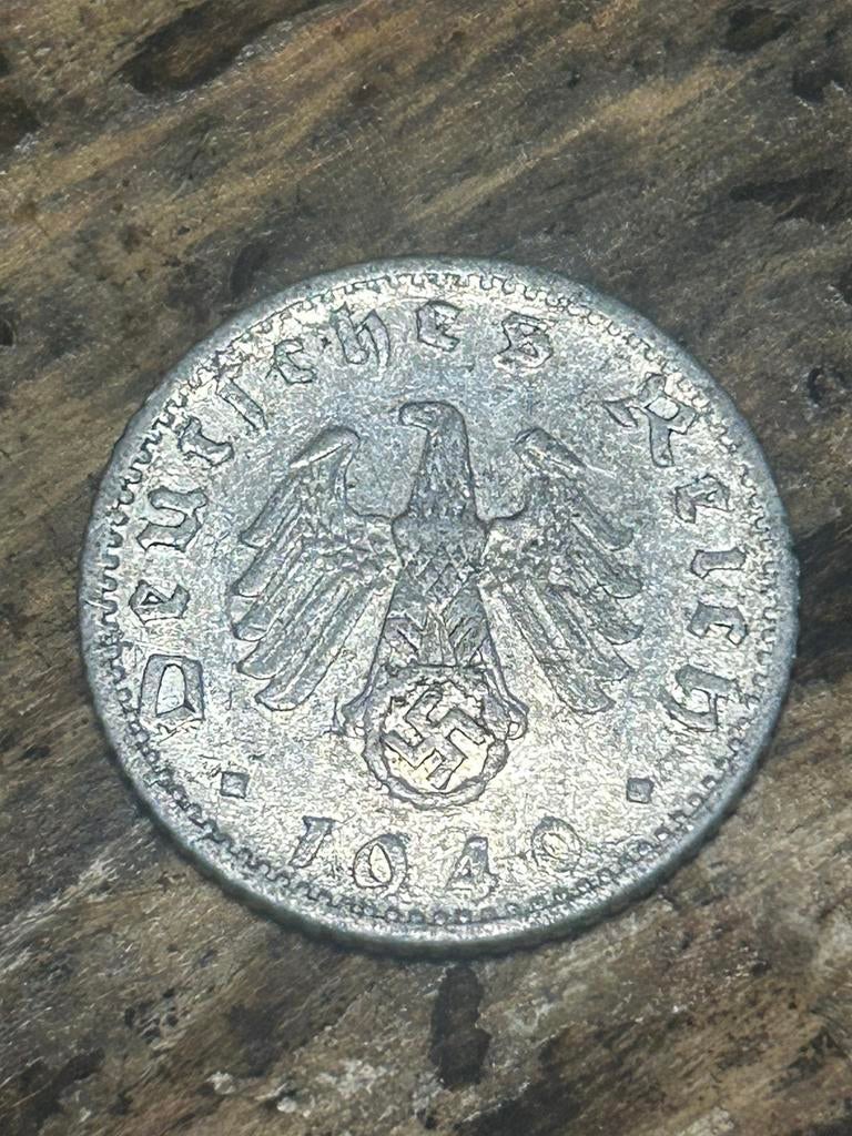 50 reichspfennig 1940F Duitsland., Postzegels en Munten, Munten | Europa | Niet-Euromunten, Verzenden, Duitsland