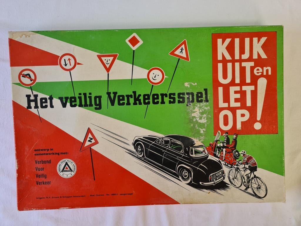 Het Veilig Verkeersspel Kijk uit en Let Op! NV Smeets & Schi, Ophalen of Verzenden