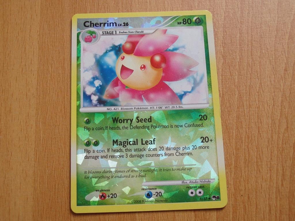 Cherrim Holo Promo kaart - Pokemon Organized Play Series 8., Hobby en Vrije tijd, Verzamelkaartspellen | Pokémon, Zo goed als nieuw