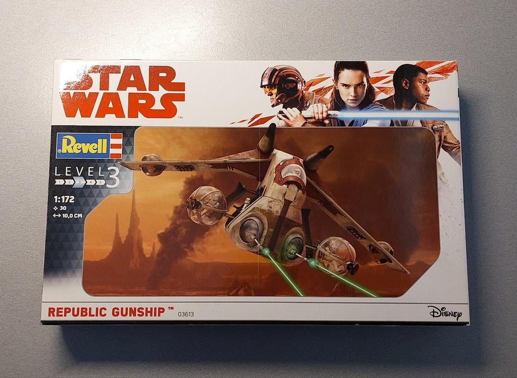 Revell Star Wars Republic Gunship Model, 1:50 of kleiner, Revell, Overige typen, Nieuw