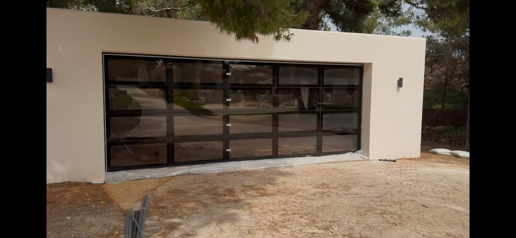 GLAZEN PREMIUM LUXE GARAGEDEUREN! tot 6 meter!, Doe-het-zelf en Verbouw, Deuren en Horren, Ophalen of Verzenden, Glas, 120 cm of meer