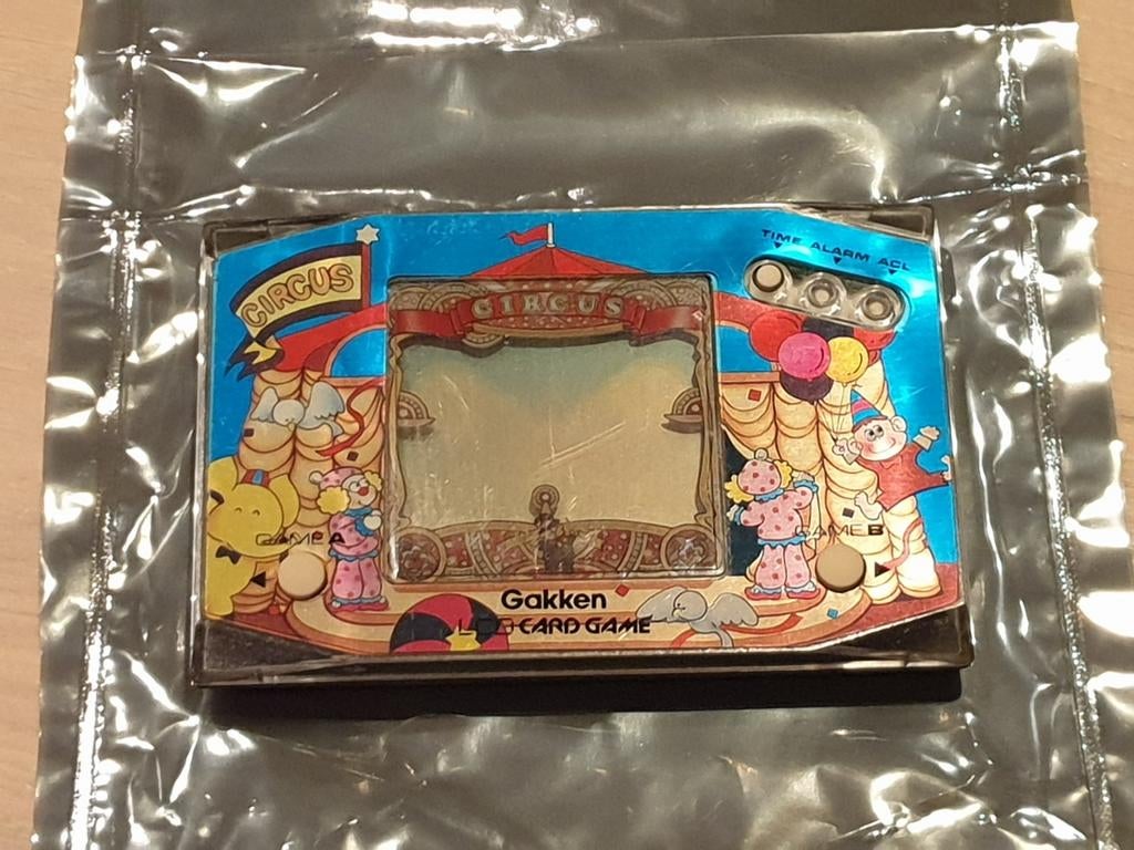 Gakken Circus LCD Card Game - Vintage Handheld, Spelcomputers en Games, Gebruikt, Overige genres, 1 speler, Ophalen of Verzenden