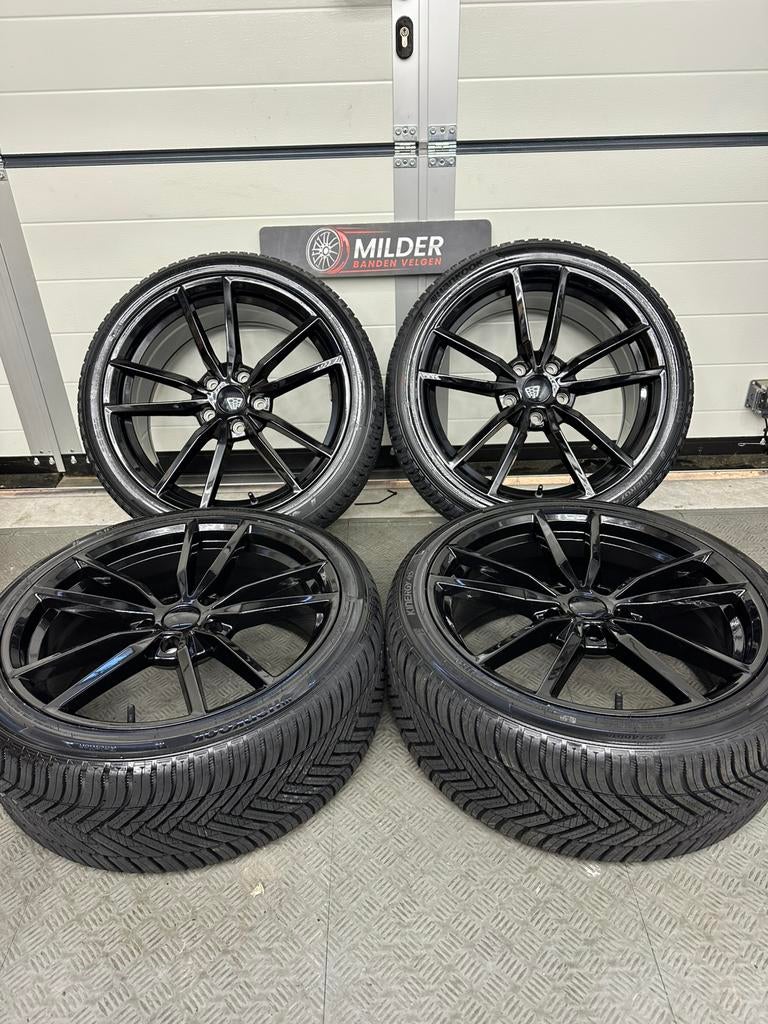 Pretoria Look velgen+Hankook allseason banden 18” 5x112 nieu, 18 inch, Banden en Velgen, Nieuw, Ophalen of Verzenden