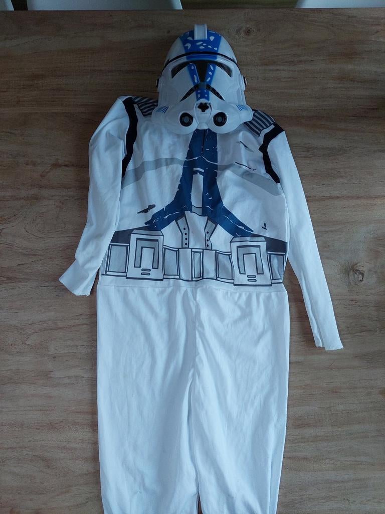Star Wars Stormtrooper Kostuum Maat 110/116, Kinderen en Baby's, Carnavalskleding en Verkleedspullen, Ophalen of Verzenden, 110 t/m 116