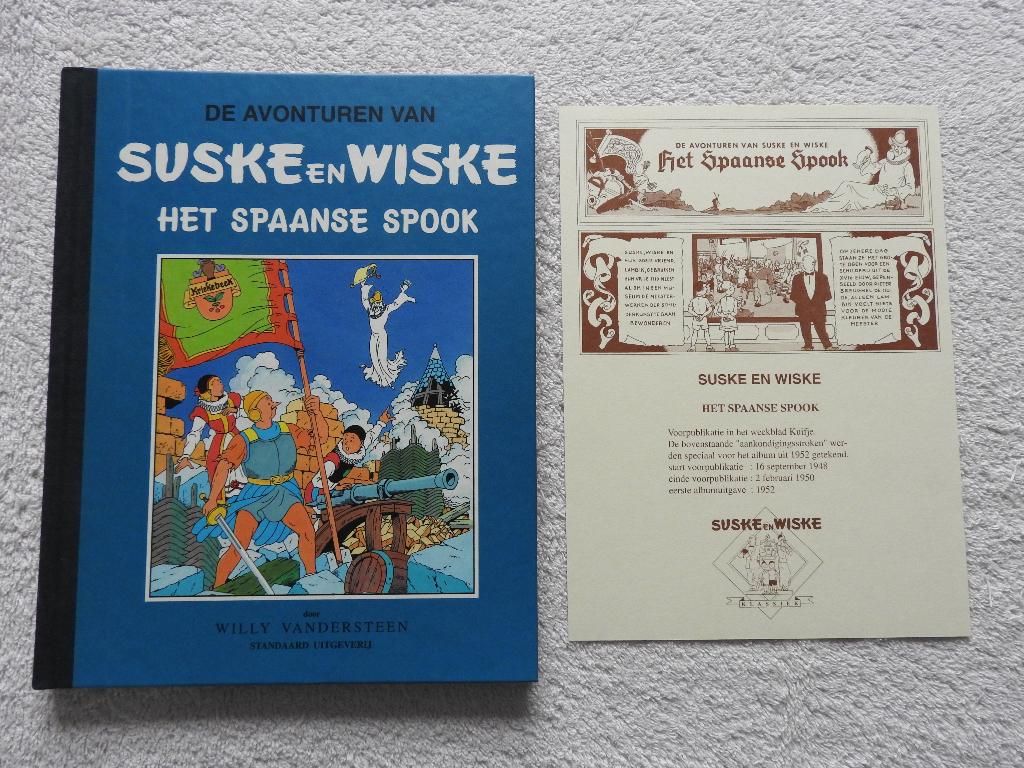 Suske en Wiske - Het Spaanse Spook - Blauwe Reeks, Boeken, Eén stripboek, Ophalen of Verzenden, Zo goed als nieuw