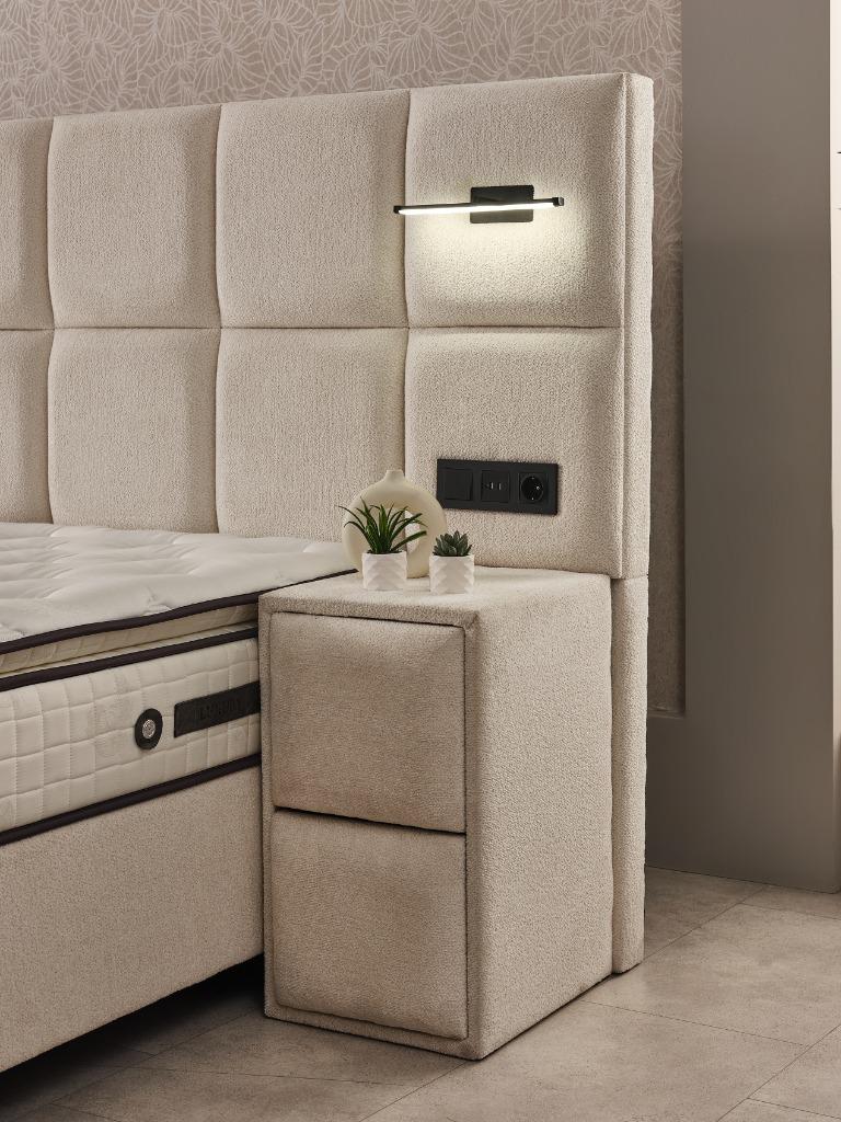 Boxspring Olivia Kingsize 180 x 200, Ophalen, 180 cm, 200 cm, Info@onlinebeddenwereld.nl