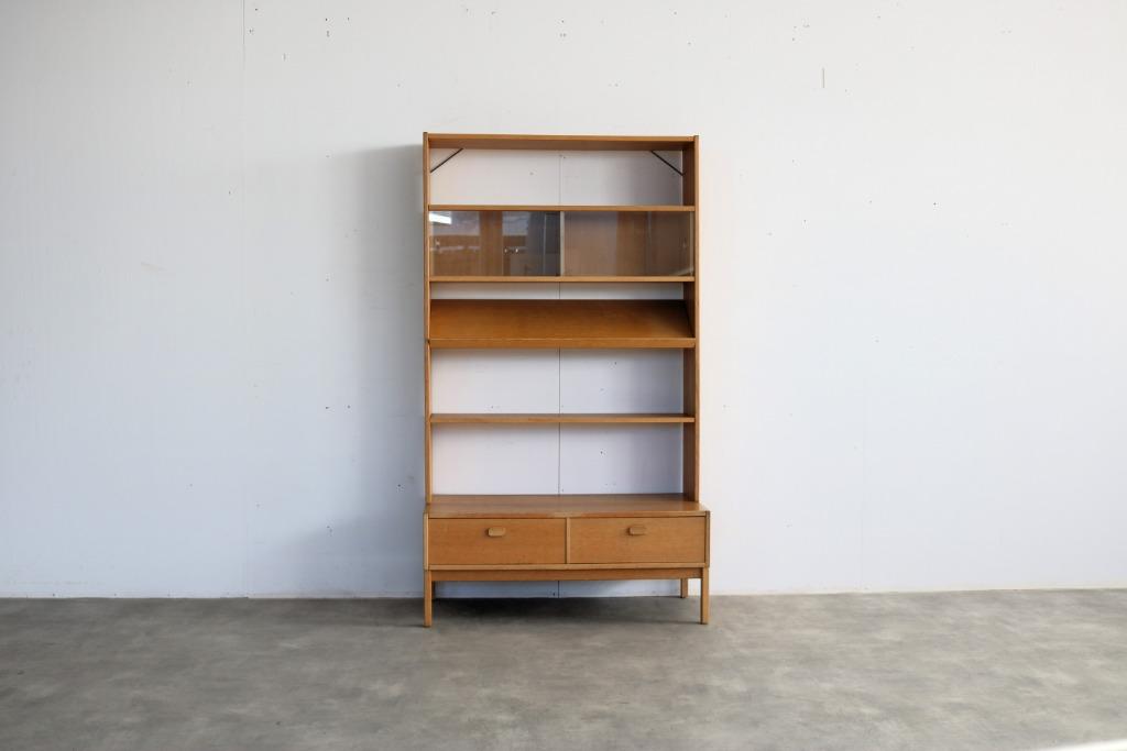 vintage wandkast | kast | jaren 60 | Ulferts, Gebruikt, Eikenhout, Met lade(s), Timbeije@hotmail.com