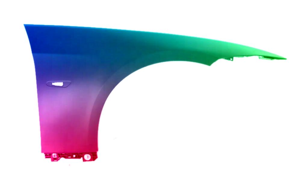 Voor BMW E92 E93 06-10 FRONT RIGHT Spatbord GEPASTEERD IN KL, Verzenden, Nieuw, Spatbord, BMW