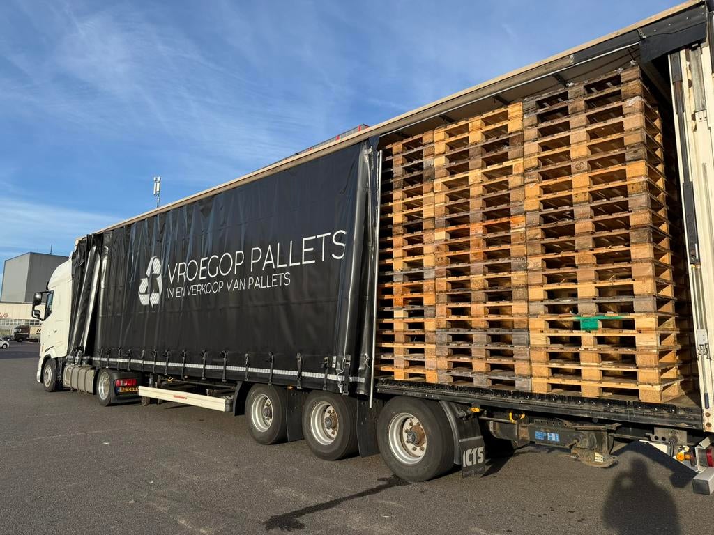 Inkoop van alle soorten pallets., Ophalen, Zo goed als nieuw, Minder dan 200 cm, Pallet