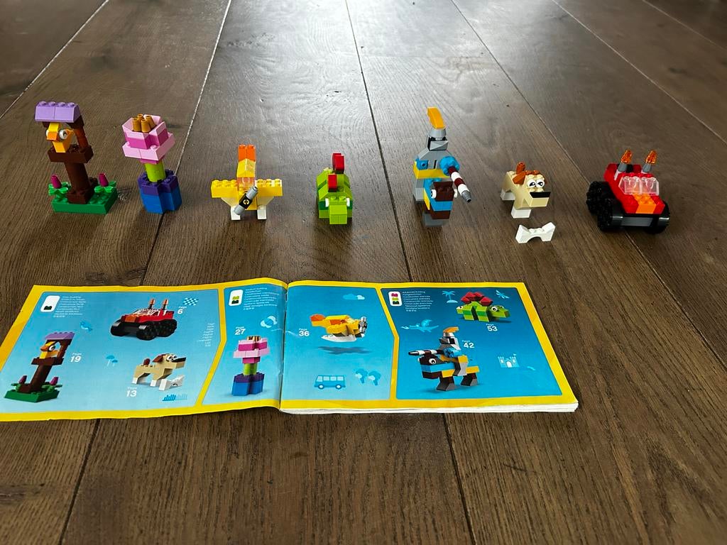 Lego Classic Creatieve Dieren (11011) - Bijna Compleet, Ophalen of Verzenden, Gebruikt, Complete set, Lego