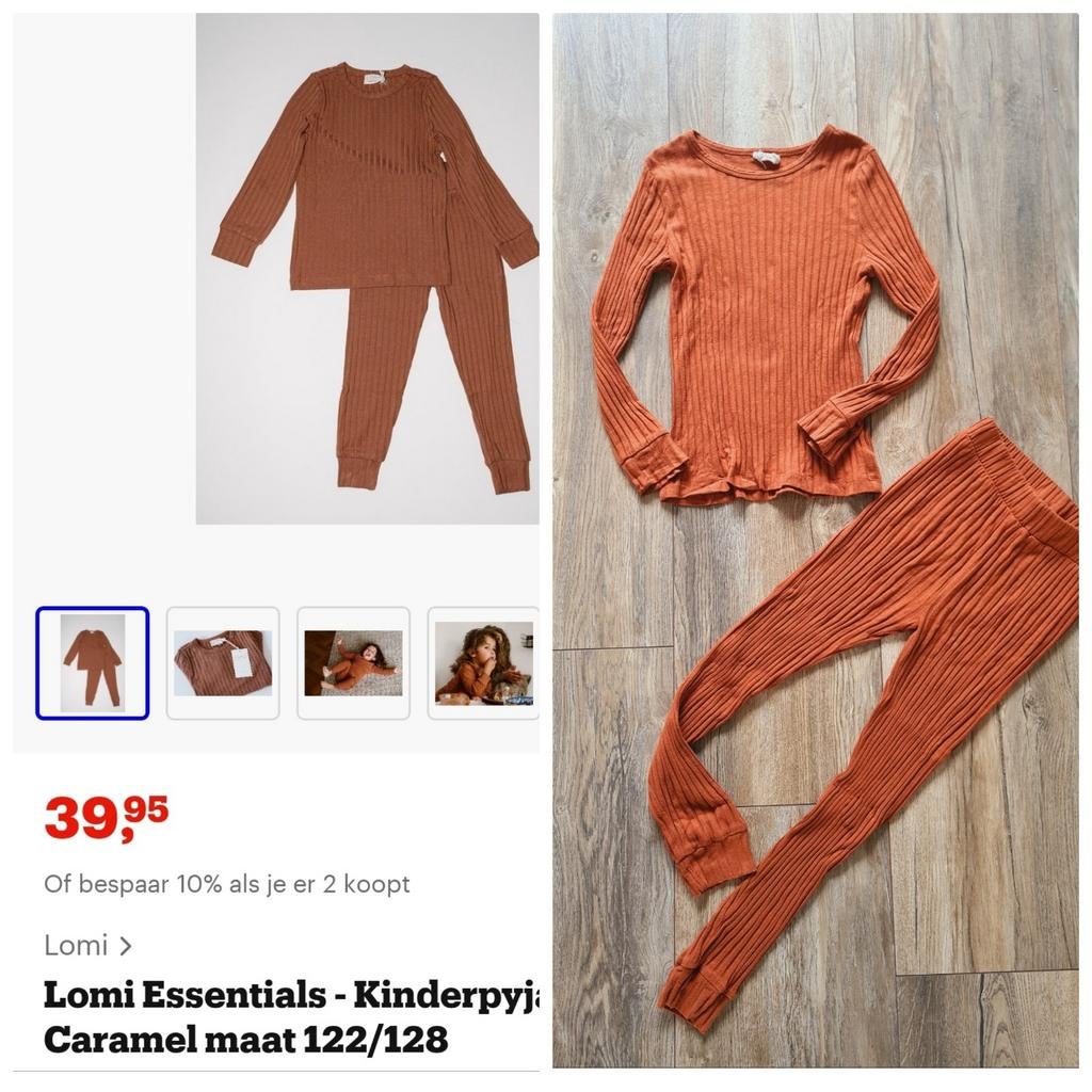 Pyama kinder 122 LOMI essentials, Ophalen of Verzenden, Gedragen, Maat 34 (XS) of kleiner