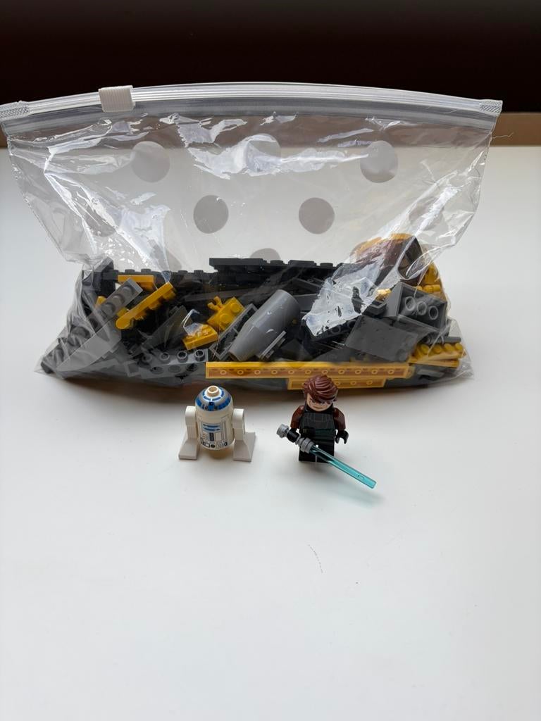 Lego 7669 Star Wars Anakins Jedi Starfighter, Ophalen of Verzenden, Gebruikt, Complete set, Lego