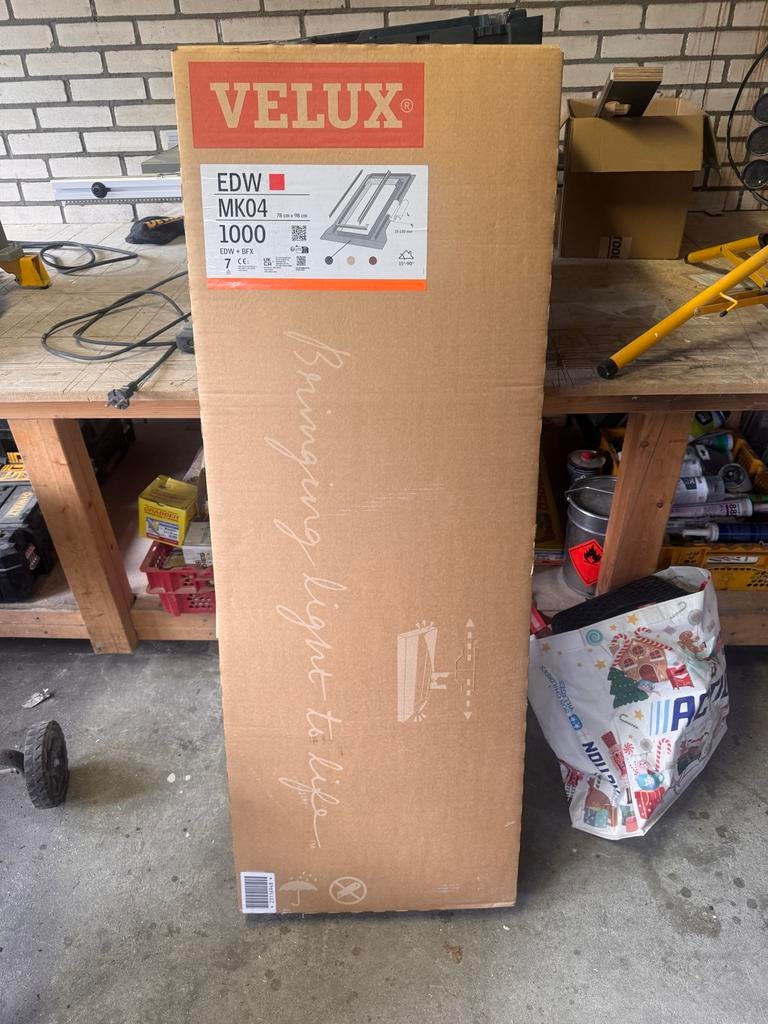 Velux EDW MK04 Gootstuk - Nieuw in doos, Doe-het-zelf en Verbouw, Dakpannen en Dakbedekking, Overige kleuren, Overige typen, Nieuw