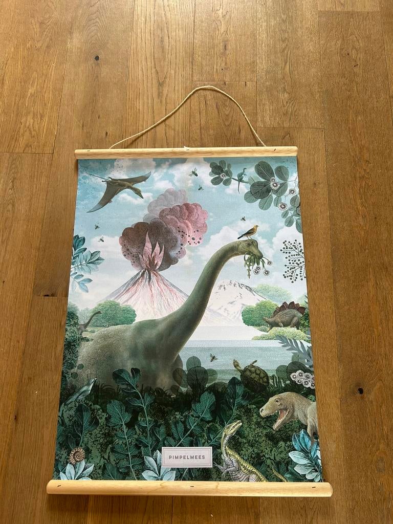 Schoolplaat dinosaurus Pimpelmees, Ophalen, Gebruikt