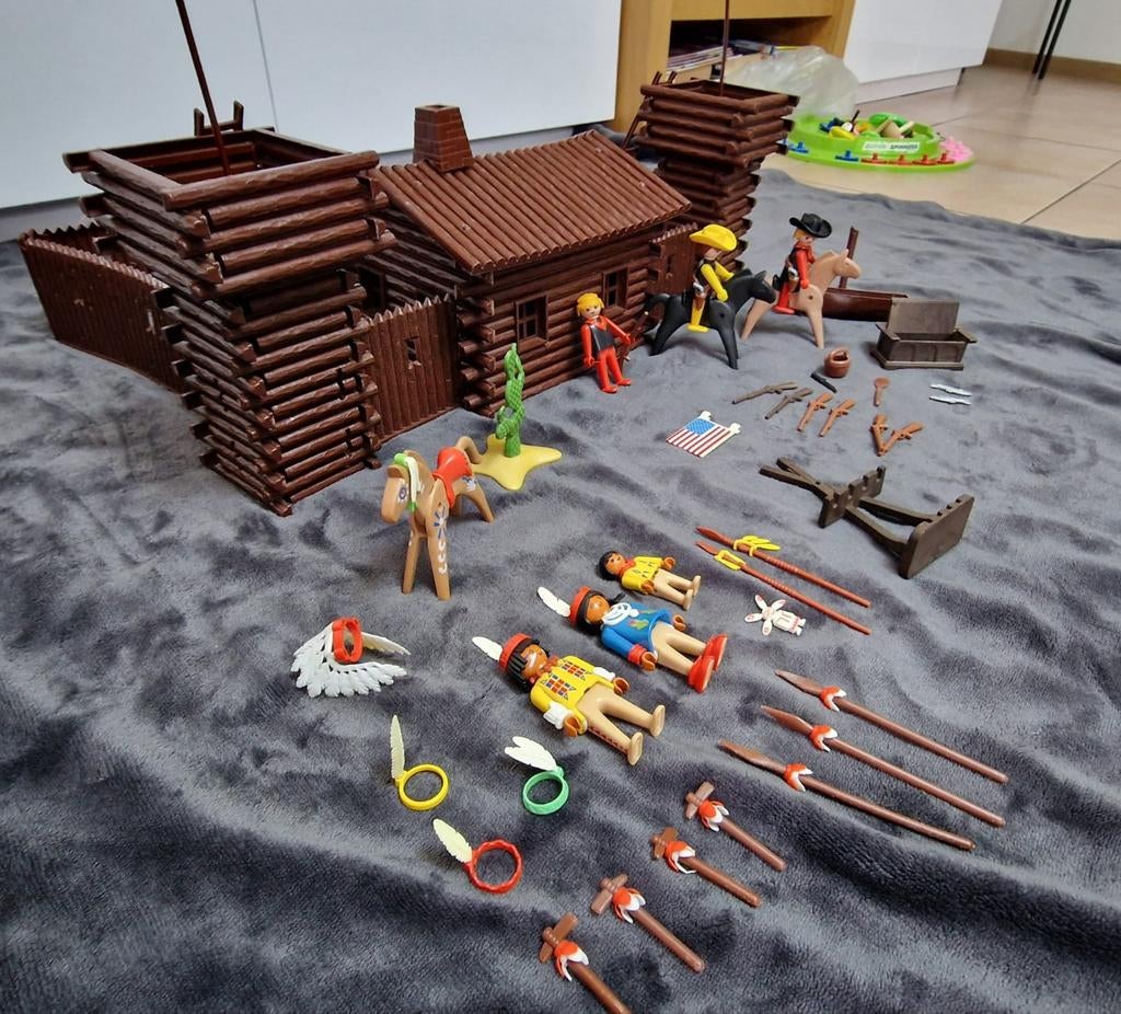 Vintage Playmobil Fort!, Ophalen, Gebruikt, Los playmobil