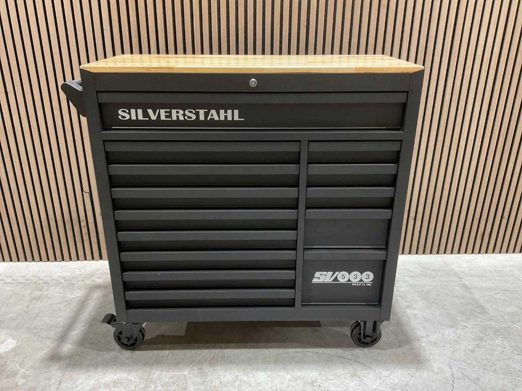 Silverstahl 14 lades 344 pcs Gereedschapswagen‼️, Ophalen, Gevuld, Nieuw