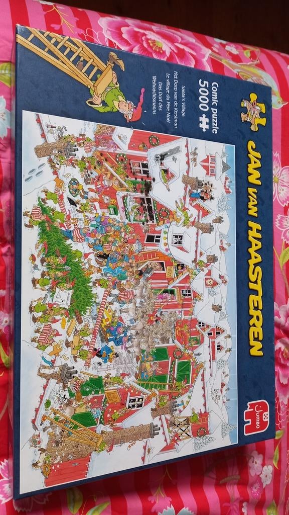 Jan van Haasteren Santa's Village 5000 stukjes, Ophalen of Verzenden, Meer dan 1500 stukjes, Zo goed als nieuw, Legpuzzel