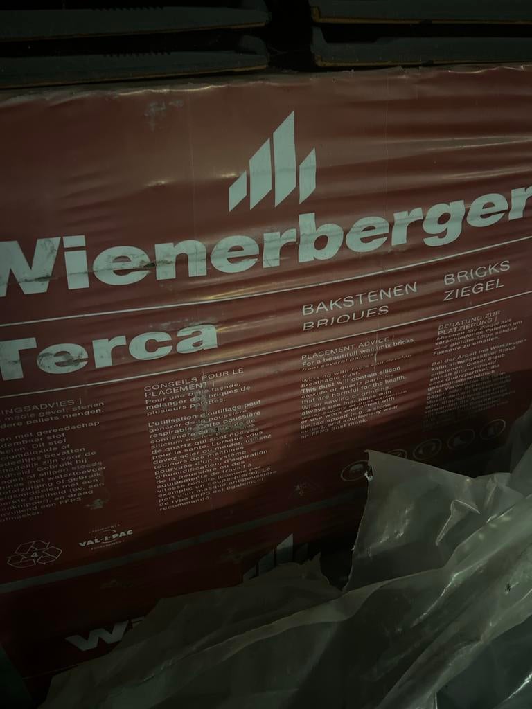 Wienerberger Terca Bakstenen - Nieuwstaat, Doe-het-zelf en Verbouw, Ophalen of Verzenden, Nieuw, Bakstenen