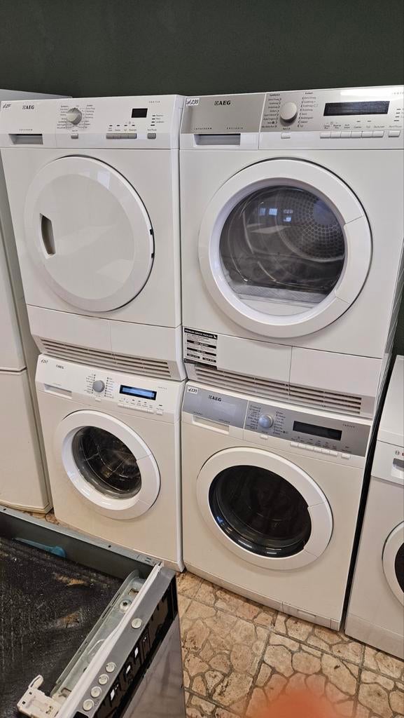 Prachtige AEG  wasmachine warmtepomp droger 8KG, 1200 tot 1600 toeren, Minder dan 85 cm, 8 tot 10 kg, Ophalen of Verzenden