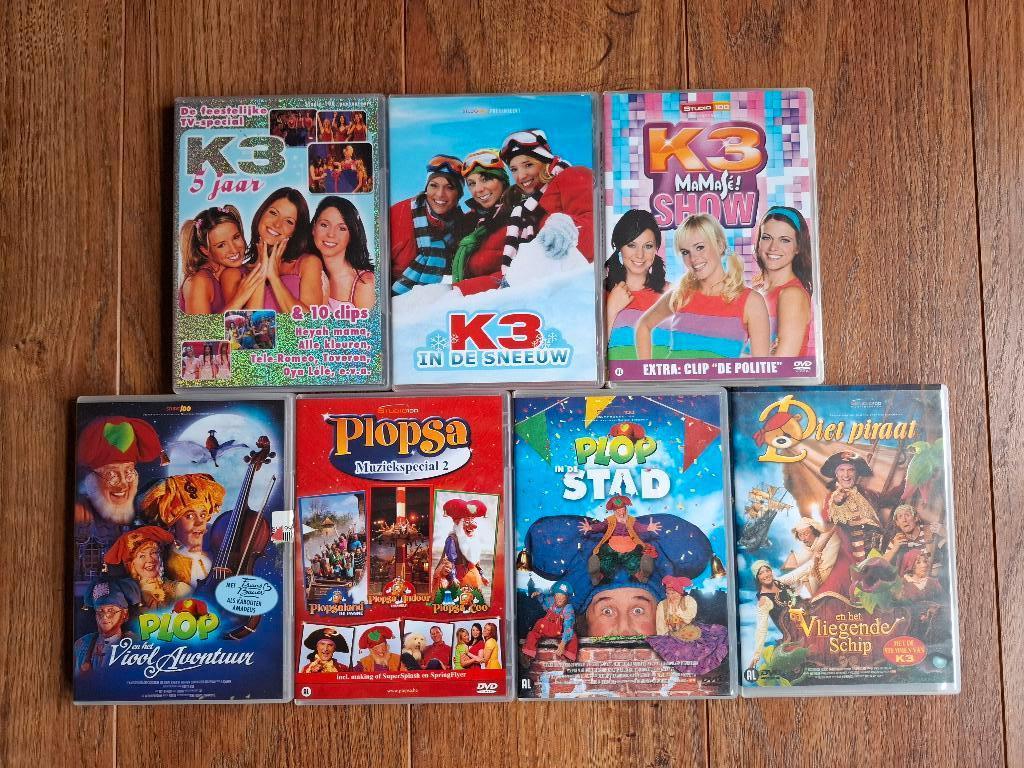 K3 en Plop [DVD's] 7X [beginperiode van K3], Cd's en Dvd's, Alle leeftijden, Overige genres, Ophalen of Verzenden, Zo goed als nieuw