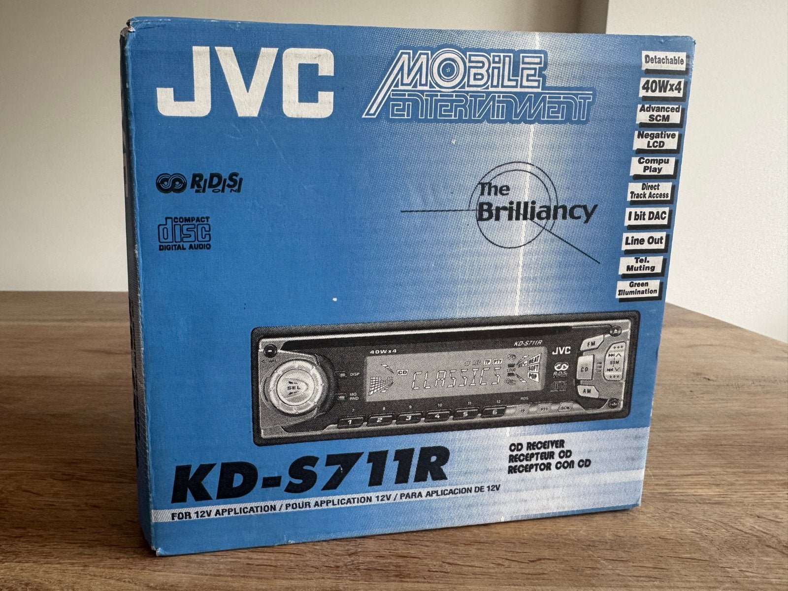 JVC KD-S711R Autoradio CD-speler, Auto diversen, Ophalen of Verzenden, Nieuw